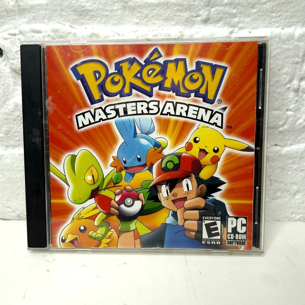 Pokemon: Masters Arena PC CD-ROM 2003 Kids Action Game